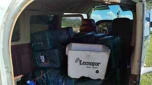 Narco persecución obliga a descender aeronave en la frontera