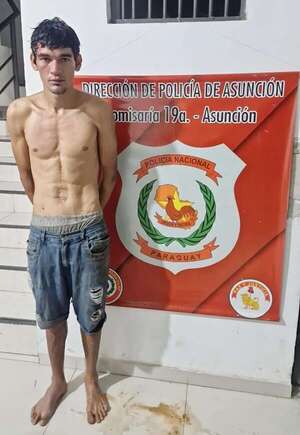 Detienen a presunto ladrón que generaba zozobra en Asunción - Policiales - ABC Color