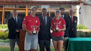 Paraguayos con doble oro y plata en el torneo juvenil de golf en Lima