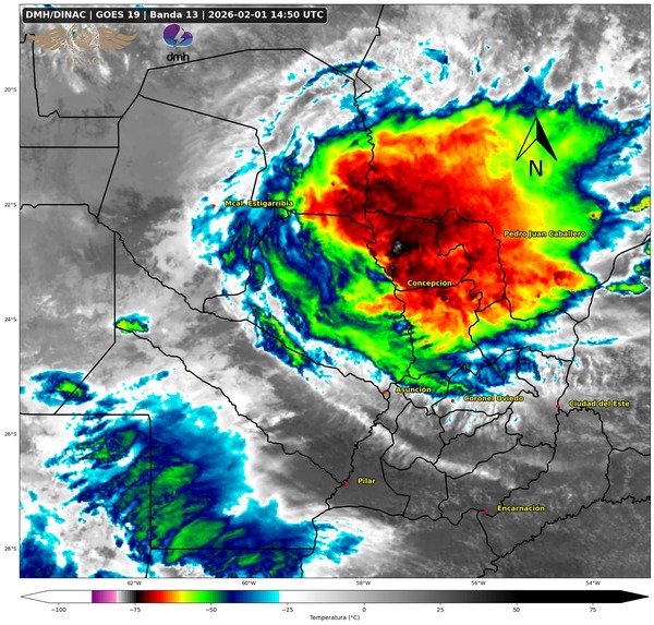 Alerta por tormentas y el tiempo severo en el Norte