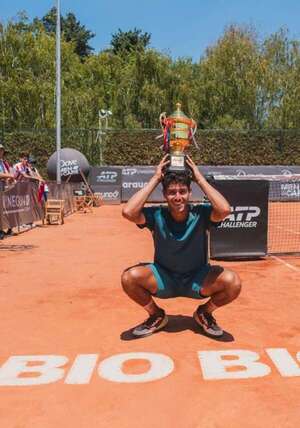 Dani Vallejo, campeón del ATP Challanger 100 de Concepción - Polideportivo - ABC Color