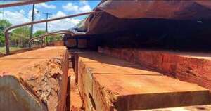 La Nación / Incautan una carga de madera