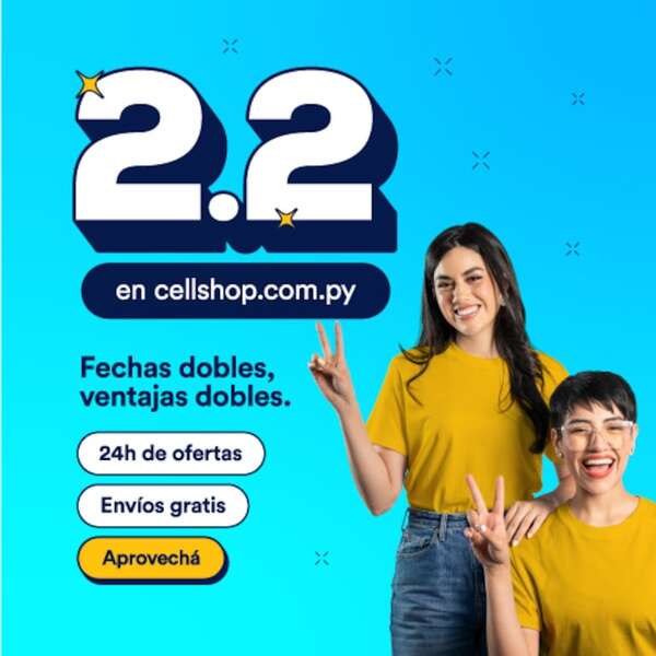 Cellshop lanza las “Fechas Dobles” y marca un hito en el e-commerce paraguayo  - Empresariales - ABC Color