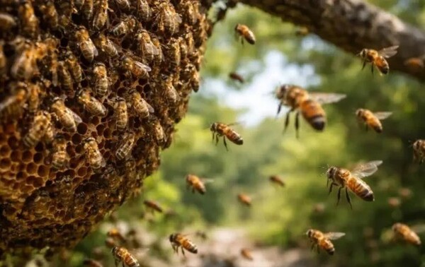Ataque de abejas: abuela y su nieto sufrieron múltiples picaduras