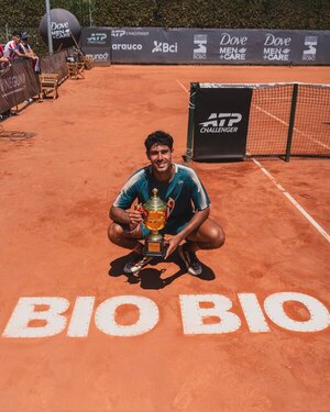 Dani Vallejo gritó campeón en Chile y se acerca al top 100 del ranking