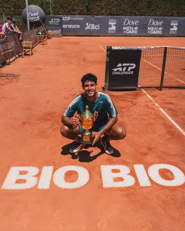 Dani Vallejo gritó campeón en Chile y se acerca al top 100 del ranking