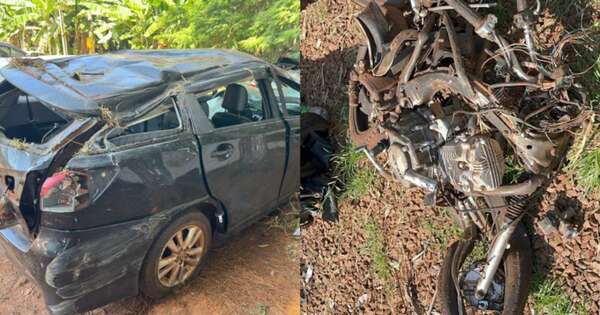 Diario HOY | Accidente se cobra la vida de tres personas que iban en una misma moto en Minga Guazú
