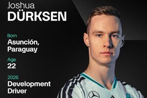 ¡Bombazo! Histórica escudería de F1 anunció el fichaje de Joshua Duerksen