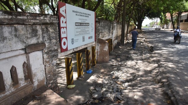 Gral. Santos: Empresa espera orden de la Municipalidad de Asunción para iniciar obra de desagüe