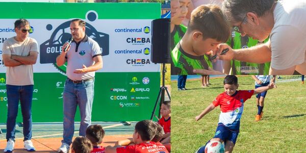 PIPINO CUEVAS ACOMPAÑÓ LAS SEMIFINALES DE “GOLES POR MI BARRIO” EN ENCARNACIÓN