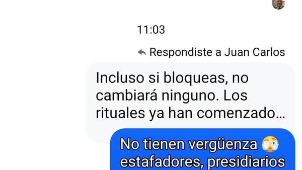 Rechazó ser illuminati y la amenazaron con payé