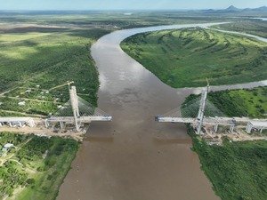 Unión del Puente de la Bioceánica, financiado por Itaipú, está a 118 metros de concretarse - ADN Digital