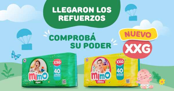 La Nación / Mimo amplía su línea de pañales con un nuevo tamaño: XXG