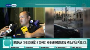 Operativo policial tras encuentro deportivo deja varios detenidos y ataques a patrulleras