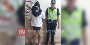 APREHENDEN A HOMBRE POR SUPUESTO HECHO DE VIOLENCIA FAMILIAR EN ENCARNACIÓN