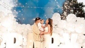 ¡Se viene el nene! Óscar Romero y su doña dieron la noticia