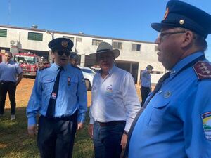Bomberos de Capitán Miranda reciben Tanque de Agua clave para Salvar Vidas