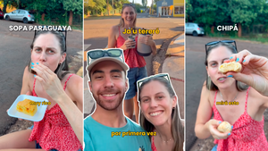 La pareja influencer Kiwi Celeste se enamora de sabores paraguayos