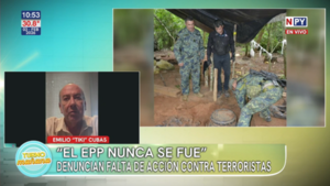 "El EPP nunca se fue": denuncian resurgimiento de actividades terroristas y critican la inacción del Gobierno