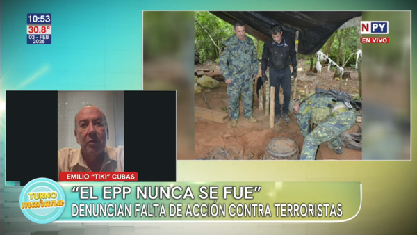 "El EPP nunca se fue": denuncian resurgimiento de actividades terroristas y critican la inacción del Gobierno