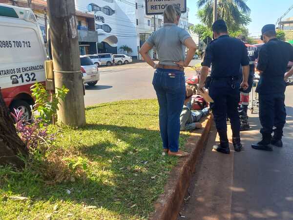 Nuevo accidente en una transitada esquina de Encarnación