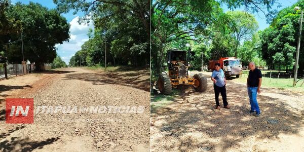 GENERAL ARTIGAS INTENSIFICA TRABAJOS DE MANTENIMIENTO VIAL EN LOS BARRIOS