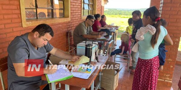 BRINDAN ATENCIÓN MÉDICA Y VACUNACIÓN A COMUNIDAD INDÍGENA ARASA POTY