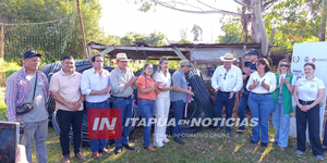 GOBERNACIÓN DE ITAPÚA ENTREGA 3.000 CAÑOS DE PVC PARA FORTALECER SISTEMA DE AGUA POTABLE