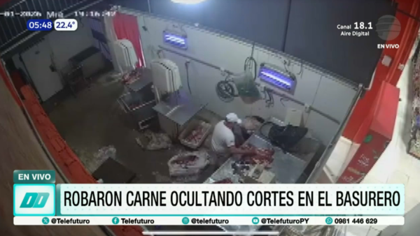 Empleados de supermercado caen por millonario robo de carne en San Lorenzo