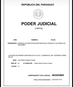 ESSAP niega existencia de una presentación de quiebra y que va a indagar