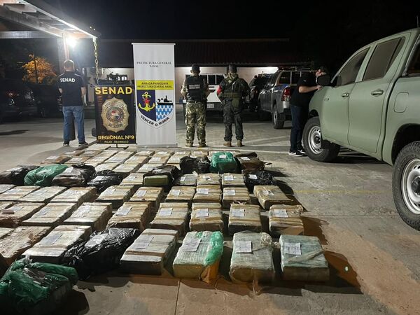 Incautan casi 1.000 kilos de marihuana en Ñeembucú