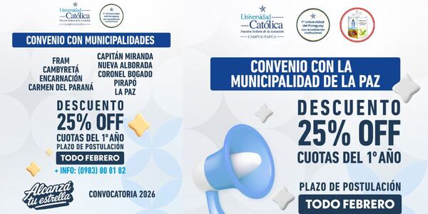 MUNICIPALIDAD DE LA PAZ PROMUEVE BENEFICIO EDUCATIVO PARA JÓVENES