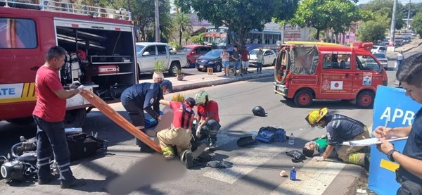 Mujer que perdió cuero cabelludo en accidente en Lambaré inicia tratamiento con tejidos donados