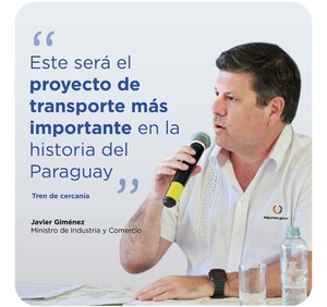 Ministro Giménez destaca al Tren de Cercanías como prioridad nacional - ADN Digital