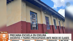 Precaria escuela en Edelira