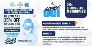 CARMEN DEL PNÁ. OFRECE DESCUENTOS EDUCATIVOS A TRAVÉS DEL CONVENIO CON UCI