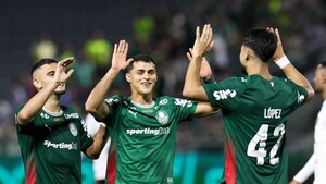 Gómez y Sosa marcan en goleada del Palmeiras