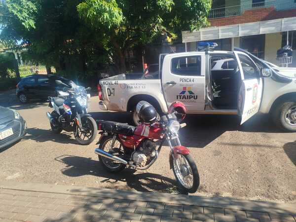 Policía demoró a adolescente motociclista con antecedente por abuso sexual
