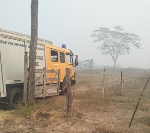 Fuego en el Bajo Chaco cubre de humo a Villa Hayes y Asunción