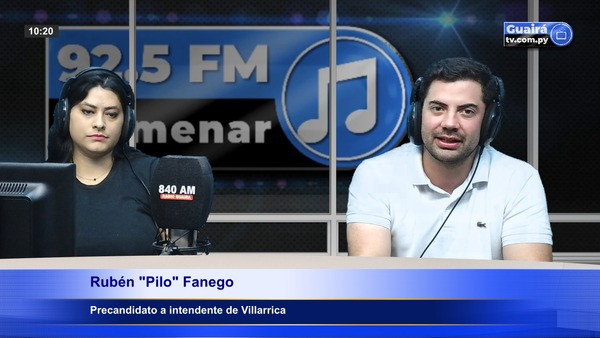 EN VISITA A ESTUDIOS DE RADIO GUAIRÁ, PILO FANEGO HABLÓ DE SU CANDIDATURA Y EL ROL DE LOS JÓVENES EN LA POLÍTICA