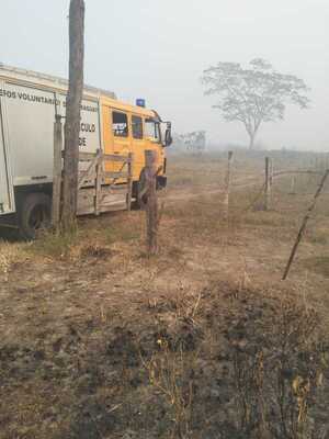 Popular / Incendio de pastizal en Villa Hayes: densa humareda cubrió Asunción y alrededores