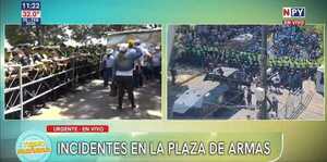 Periodistas afectados por gas pimienta en el Congreso