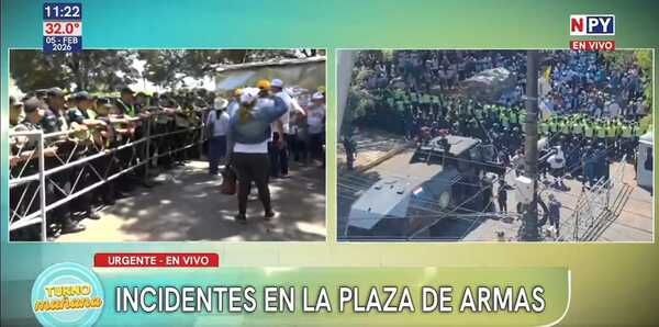 Periodistas afectados por gas pimienta en el Congreso