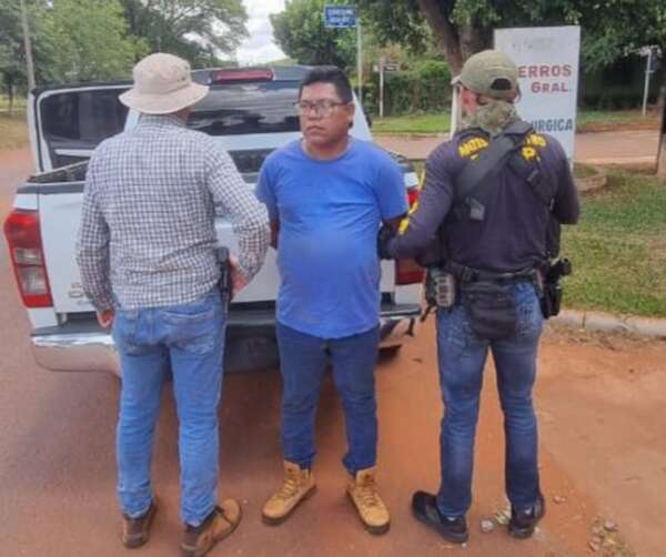 Líder indígena vinculado al crimen organizado fue detenido - Nacionales - ABC Color