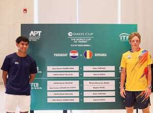Copa Davis: Santino ante Turcanu, por el primer punto entre Paraguay y Rumania - Polideportivo - ABC Color