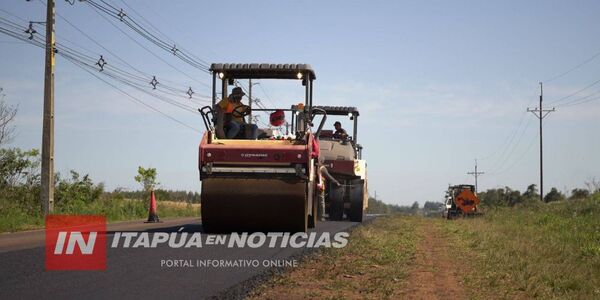 OBRAS EN LA RUTA GRANEROS DEL SUR FORTALECEN LA CONECTIVIDAD EN ITAPÚA