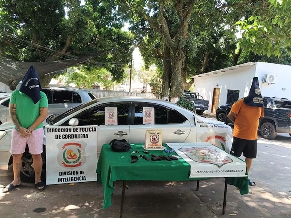 Detienen a policía de Automotores con un vehículo robado en Piribebuy