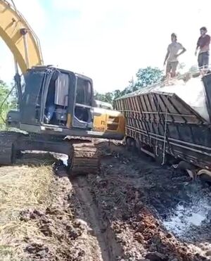 Camino a Itacuá vuelve a quedar intransitable tras las últimas lluvias - Concepción al Día
