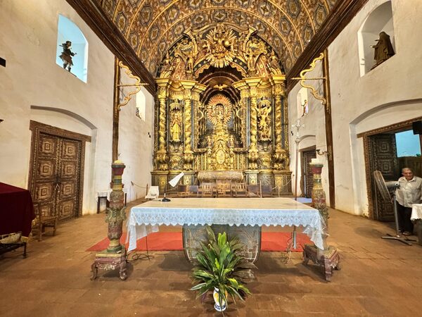 Avanza la restauración del histórico templo San Buenaventura de Yaguarón, con apoyo de Itaipú | DIARIO PRIMERA PLANA