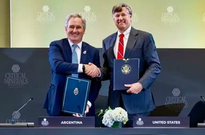 Milei firma acuerdo sobre minerales críticos con EEUU
